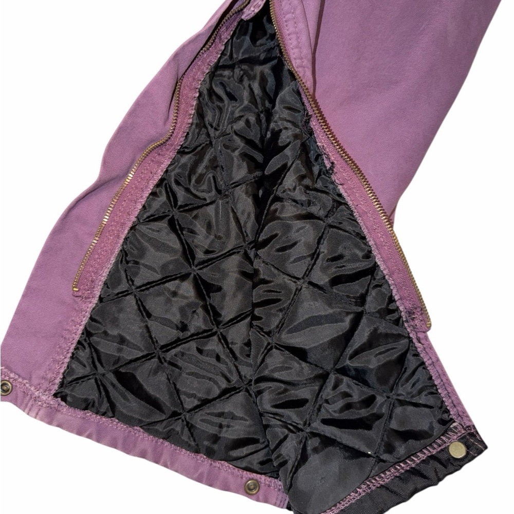 Purple Women’s Canvas Insulated Bibs - Picture 4 of 8